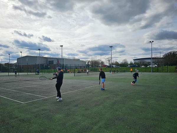Tennis courts at Jimmy's